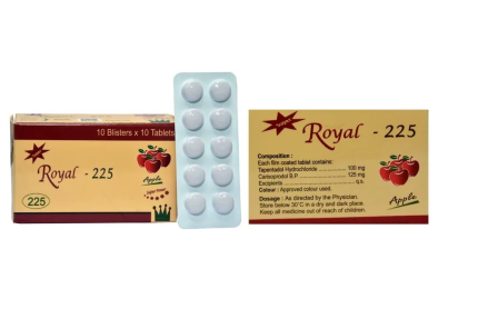 Buy Royal 225 Tablets,Tramadol Royal 225mg,Tapentadol and Carisoprodol,Pain Relieving