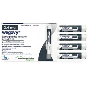 Buy Wegovy Semaglutide Injection 2.4mg/0.75mL,once-weekly injectable medicine,excess body weight,medullary thyroid carcinoma mtc